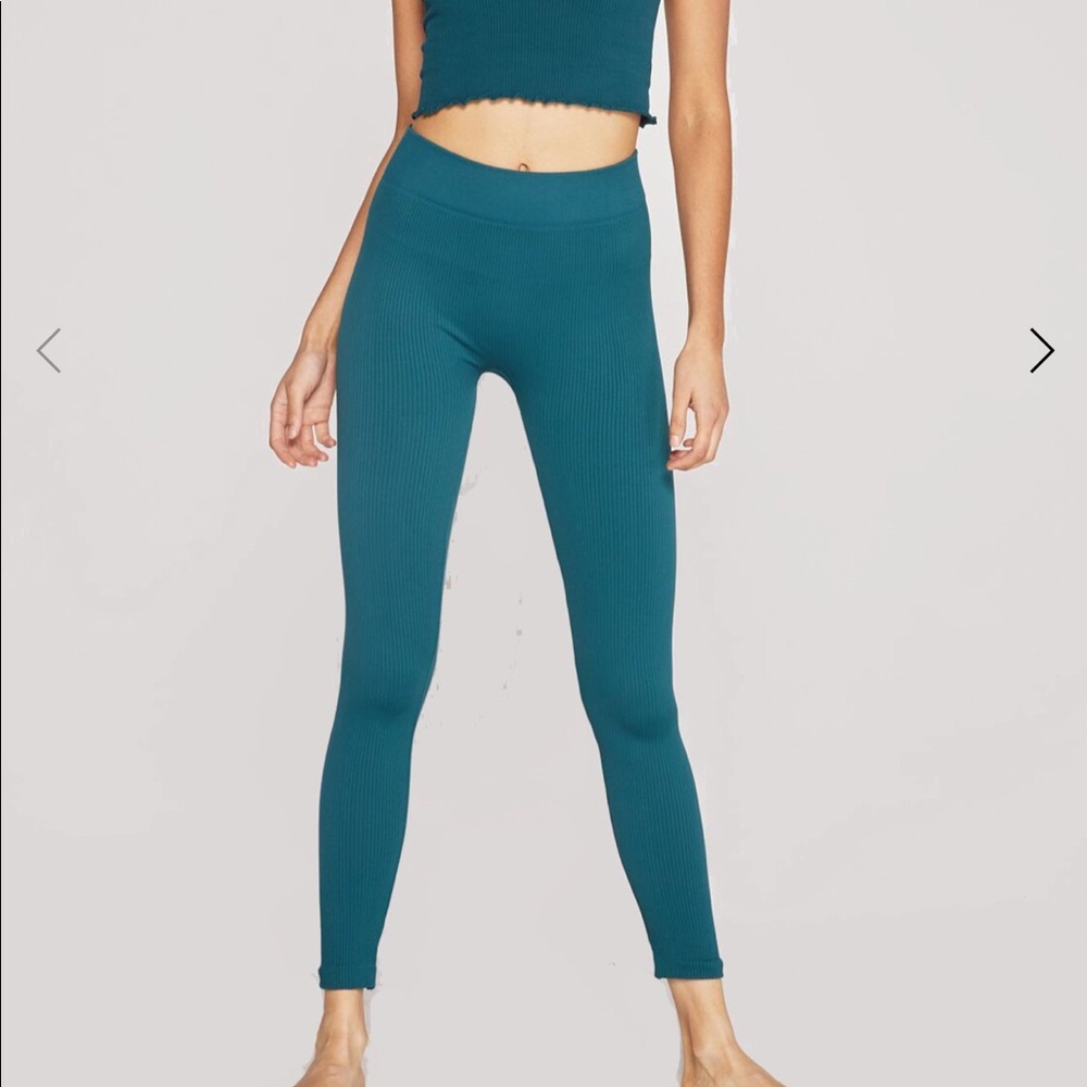 Spiritual Gangster Teal Leggings